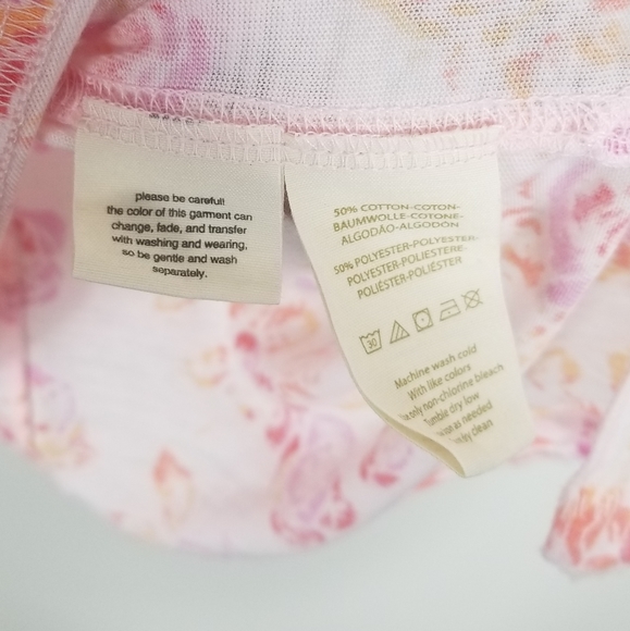 Free People Pink Floral Top NWOT - Picture 2 of 8